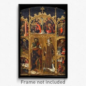 Maestro de Badalona - Retablo de San Juan Bautista y San Esteban Arte - Imagen 1 de 1