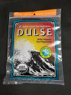 Maine Coast Organic Sea Vegetables DULSE Wild Atlantic Vegan 2oz Exp.05/26 NEW - Image 1 of 3