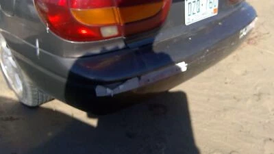 Conjunto de cubierta de parachoques trasero Saturn Sl2 2000 2001 2002 OEM trasero plateado Foto 1 de 4