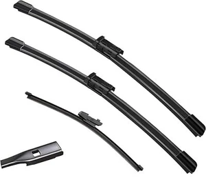 VW Tiguan MK2 Touareg Windshield Wiper Blades Set of 3 25" 22" 15" - Picture 1 of 6