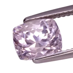 2.96 cts soft pink natural kunzite cushion cut loose gemstones see video - Picture 1 of 2