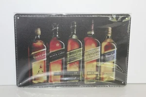 JWRS1A Johnnie Walker Letrero de Metal 20 cm H X 30 cm W Nuevo - Imagen 1 de 2