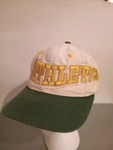 DE COLECCIÓN Oakland A's Atletismo Gorra Gorra Snapback Blanco El Juego Béisbol MLB 90s  - Imagen 1 de 4