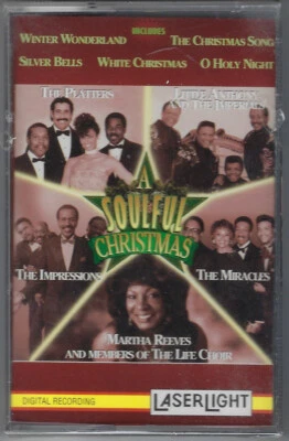 Various R&B Artists - A SOULFUL CHRISTMAS - New Sealed Christmas CASSETTE TAPE - Image 1 of 2