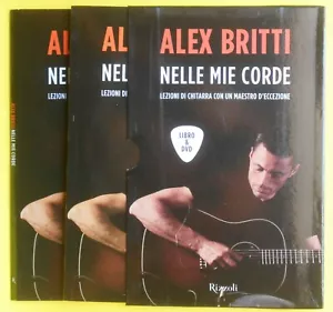 dvd + libro alex britti nelle mie corde lezioni di chitarra corso di chitarra gq - Imagen 1 de 1
