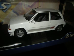 1:18 Solido Renault 5 GT Turbo MK2 Givre Nacre 1989 en embalaje original - Imagen 1 de 1