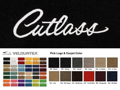 Lloyd Mats Velourtex Oldsmobile Cutlass Custom Front Floor Mats (1968-1999) - Image 1 of 4