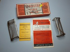 OLD SUBBUTEO TABLE SOCCER RED BOX 1950 FLAT CARD TEAM RARE SET CALCIO DA TAVOLO