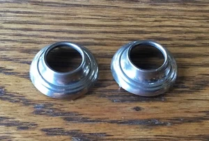 1930s Ford HANDLE ESCUTCHEONS vtg interior trim - Picture 1 of 8