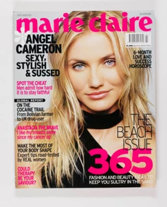 Cameron Diaz Anastacia The Brave Cocaine & Beach Issue UK Marie Claire magazine - Picture 1 of 1