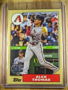 2022 Alek Thomas RC Topps Update 87 Design MLB Arizona Diamondbacks Rookie - Picture 1 of 2