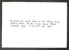 RICHARD PRINCE 'Greeting Card Joke #3', 2011 SIGNED Ltd. Ed. Print 6" x 8" *NEW*