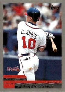 2000 Topps #6 Chipper Jones Oversize Series 1 Atlanta Braves Baseball - Picture 1 of 2