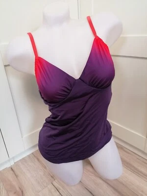 Tankinioberteil Gr. 36 B Neu Class International Lila Orange - Bild 1 von 3