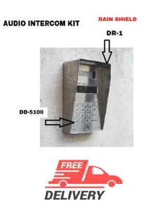 Audio intercom KIT DD-5100 for apartment buildings + DR-1 Rain shield - Picture 1 of 1