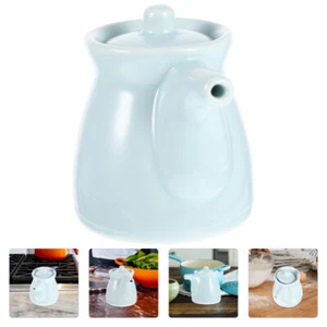 Sauce and Vinegar Pot Soy Bottle Dispenser Small Containers with Lids - Picture 1 of 12