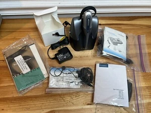 Plantronics CS55 Wireless Headset w/ Base & Power HL10 WH100 Savi EHS Adapter - Picture 1 of 7