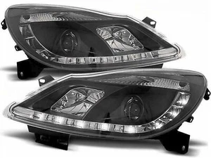Juego faros LED en negro para Opel Corsa D 04.2006-11 - Imagen 1 de 3