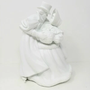 Department 56 Cheryl Johnson Winter White Silhouette Victorian Skating Couple - Picture 1 of 7