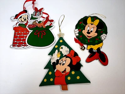 Adornos de Navidad vintage Disney Kurt Adler Mickey Minnie años 80 Foto 1 de 4