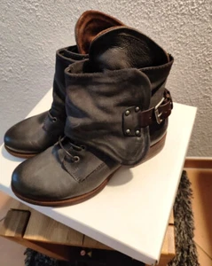 Stiefelette Mjus grau Echt Leder Gr 42 Neu! - Bild 1 von 12