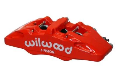 Wilwood Red Forged Dynapro 6A 6 Piston Left Hand Brake Caliper 0.81" Rotor Width - Image 1 of 4