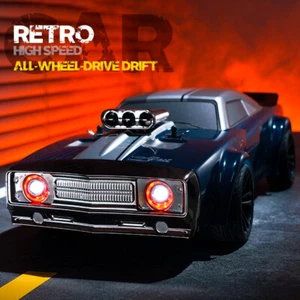 1:16 2.4G 4WD Remote Control Retro Muscle Car 35KM/H Model Car Drift RC Car - Photo 1/26