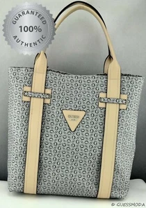 Guess Damen Handtasche SCHNELLER VERSAND! Schulranzen Tragetasche Neu Tasche Schwarz Hell Süßigkeiten Authentisch - Bild 1 von 7