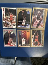 MICHAEL JORDAN 6 CARD LOT SKYBOX HOOPS FLEER Topps