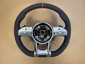 Mercedes C118 C177 C213 C238 C247 C253 C257 AMG Steering Wheel HEATING DISTRONIC - Picture 1 of 16