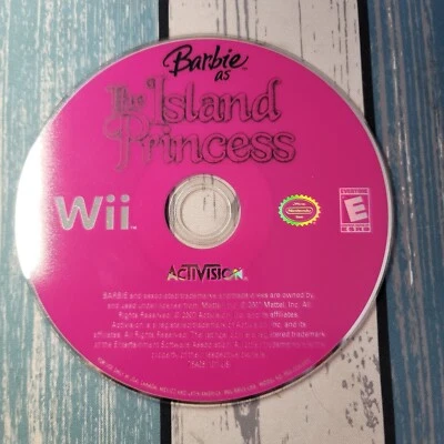 Видеоигра Barbie as the Island Princess для Nintendo Wii только диск работает отлично - Изображение 1 из 4