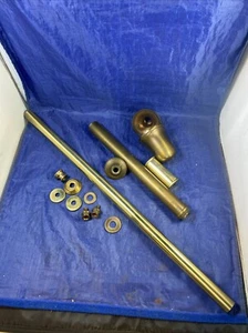 Lamp Spacer Brass Tube Parts Lot Straight Column - Picture 1 of 18