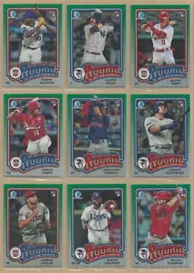 2024 Bowman Rookie des Jahres Favoriten Kompletteinsatz Set von (15) Dominguez - Bild 1 von 2