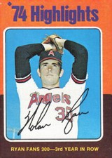1975 Topps Mini #5 Nolan Ryan   Card TCCCX