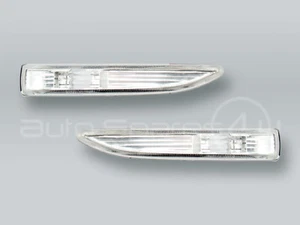 PAR de luces de señal de giro con marcador lateral transparente para guardabarros DEPO se adapta al 02-08 BMW Serie 7 E65 - Imagen 1 de 2