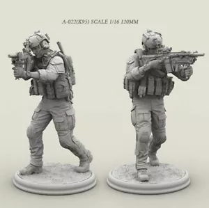 1/16 resin figures model Seal soldier Unassembled Unpainted - Picture 1 of 3