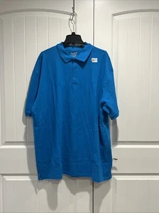 Gildan Golf Herren Poloshirt Premium Kurzarm Neu Mit Etikett Blau Größe 3XL. - Bild 1 von 8