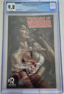 VENGEANCE OF VAMPIRELLA Vol 2 #12 CGC 9.8 分级 DYNAMITE LUCIO PARRILLO 盖 — 第 1/2 张图片