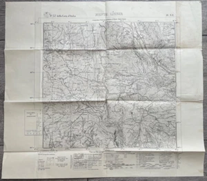 F°37 della carta d'Italia Monte lisser anno 1935 Istituto Geografico Militare - Imagen 1 de 1