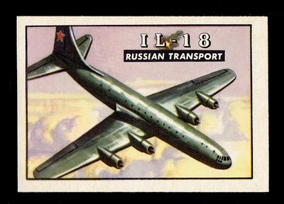 1952 Topps Wings 91 IL-18.  EXMT/EXMT+.  (TX7658). - Image 1 of 2