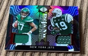 2022 Panini Illusions Garret Wilson Keyshawn Johnson Dual Patch Red /99! - Picture 1 of 2