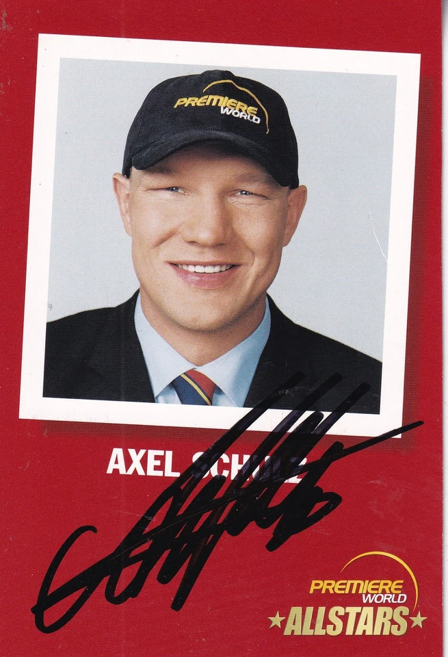Autogramm - Axel Schulz (Boxen) - Bild 1 von 1