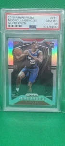 PSA 10 2019-20 Panini Prizm Silver Mfiondu Kabengele #271 GEM Mint Rookie RC NBA - Picture 1 of 6