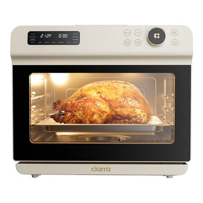 Horno de vapor de encimera 12 en 1 con freidora, horno combinado de freidora de vapor de 25,4 cuartos de galón Nosh... Foto 1 de 4