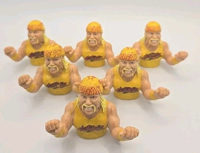 Vintage 6 WCW Hulk Hogan " Hulkster" Thumb Wrestlers 1999 Vending NOS SKU 47 - Image 1 of 4