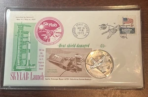 Sky Lab 1 Cover Silber Münze Medaille .999 Argor 999,9 NASA Rare Bullion Skylab - Bild 1 von 21