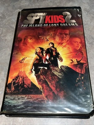 Spy Kids 2 The Island of Lost Dreams VHS in Clamshell Case ***TESTED*** Foto 1 de 4