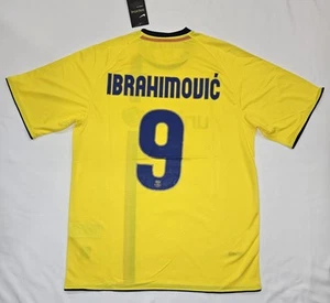 2008/09 Yellow Barcelona Jersey Ibrahimovic - Picture 1 of 7