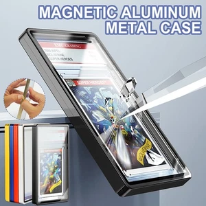 Empty Graded Card Holder With Metal Case Slab Bumper Protector For PSA CGC Cards - Picture 1 of 29