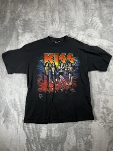Camiseta Kiss Vintage RARA Años 90 XLarge Todo Deportivo Lg, Gráficos Delanteros y Traseros - Imagen 1 de 12